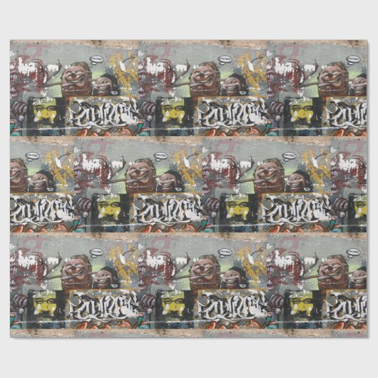 Mah coza, Graffiti, Spanje Glossy Wrapping Paper Cadeaupapier (Vlak)