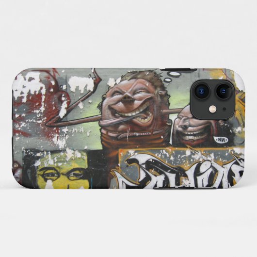 Mah coza, Graffiti, Spanje iPhone case (Achterkant (horizontaal))