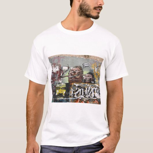 Mah coza, Graffiti, Spanje Mannen T-shirt (Voorkant)