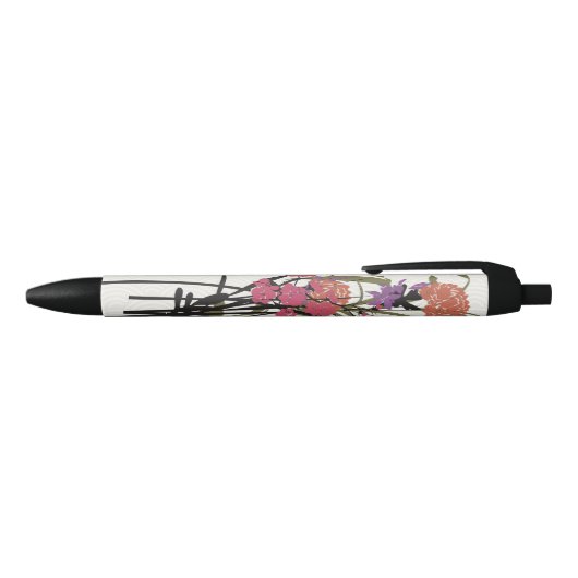 Mah Jong Bloemen Moederpen Zwarte Inkt Pen (Bovenkant)