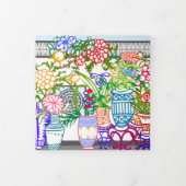 Mah Jong Bloementuin Drieluik Kaart (Cover)