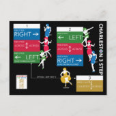 Mah Jong Charleston-grafiek Briefkaart (Voorkant)