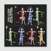 Mah Jong Charleston platte magneet Magnetische Uitnodiging (Voorkant)