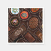 Mah Jong Chocolate servetten (Voorkant)