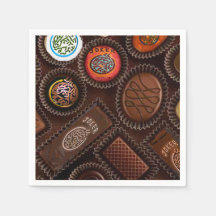 Mah Jong Chocolate servetten