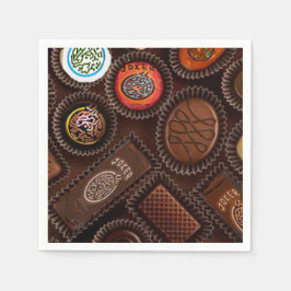 Mah Jong Chocolate servetten