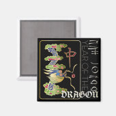 Mah Jong Dragon Jaar Magneet (Voorkant / Achterkant)