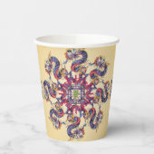 Mah Jong Dragon Jaar Papieren bekers (Links)