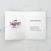 Mah Jong Friends Birthday Kaart (Binnen)