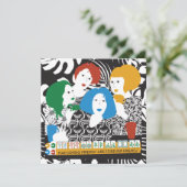 Mah Jong Friends Flat Kaart (Staand voorkant)