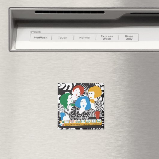 Mah Jong Friends Magnet (Insitu (Vaatwasser))