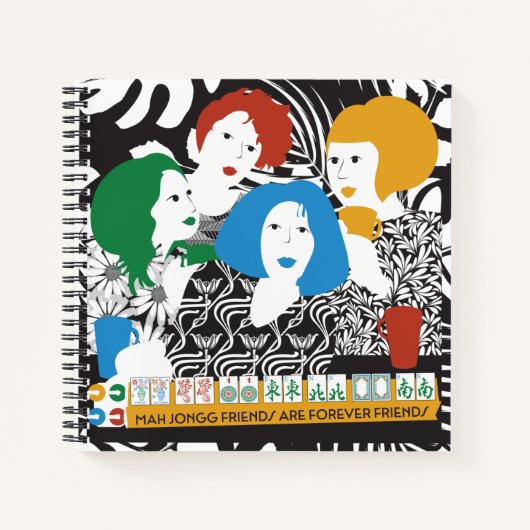 Mah Jong Friends Notitieboek (Voorkant)