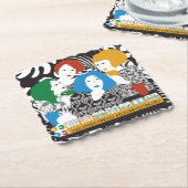 Mah Jong Friends Onderzetter (Gebogen)