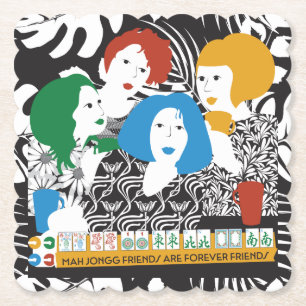 Mah Jong Friends Onderzetter