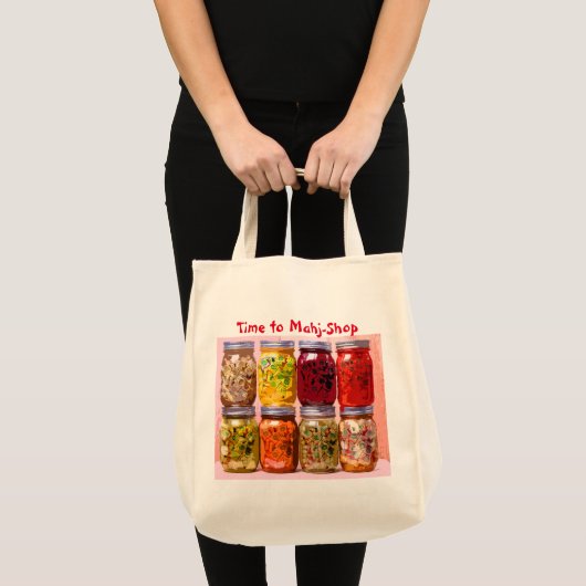Mah Jong Grocery Bag Tote Bag (Voorkant (product))