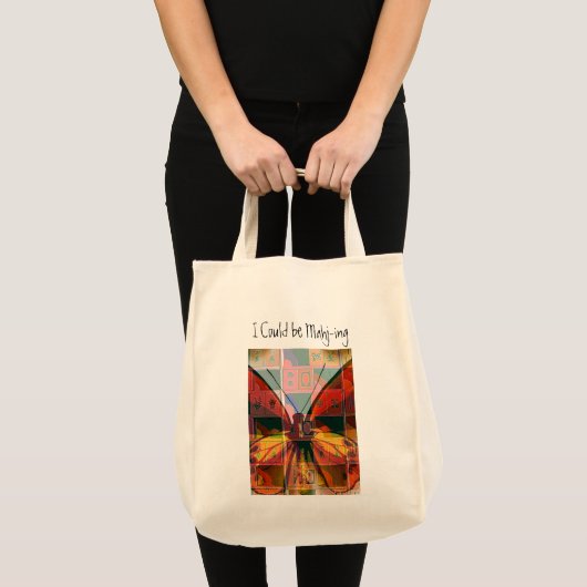 Mah Jong Grocery Totebag Tote Bag (Voorkant (product))