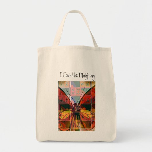 Mah Jong Grocery Totebag Tote Bag (Voorkant)