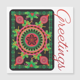 Mah Jong Groeten Flat Magnet