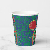 Mah Jong Holiday Paper Cup Papieren Bekers (Rechts)