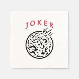 Mah Jong Joker Napkin Servet