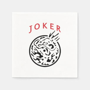 Mah Jong Joker Napkin Servet