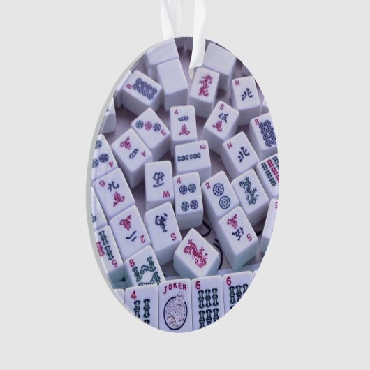Mah Jong Kerstornament Ornament (voorkant)