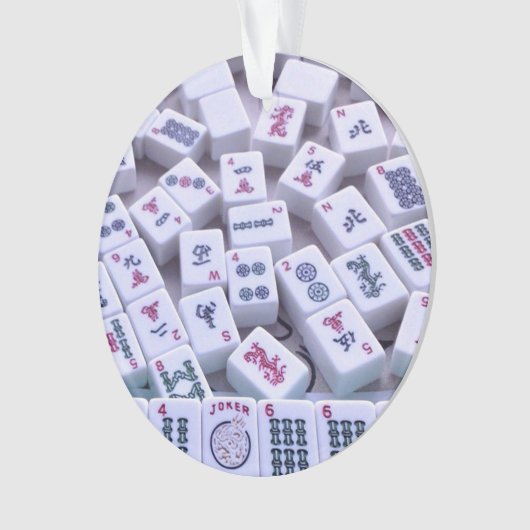 Mah Jong Kerstornament Ornament (voorkant)