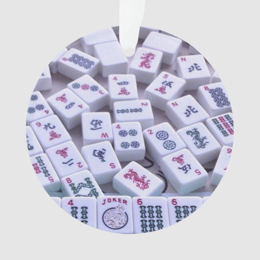 Mah Jong Kerstornament Ornament (voorkant)