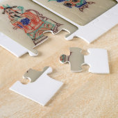 Mah-Jong legde puzzel voor puzzels (Zijkant)