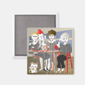 Mah Jong MAHJ! Magneet (Voorkant / Achterkant)