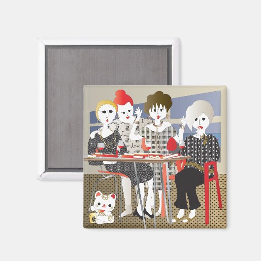 Mah Jong MAHJ! Magneet (Voorkant / Achterkant)