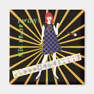 Mah Jong Mic Drop Magnet