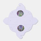 Mah Jong Mozaïek Favor Boxes Bedankdoosjes (Uitgevouwen)