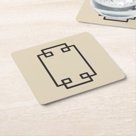 Mah Jong Onderzetter (Schuin)