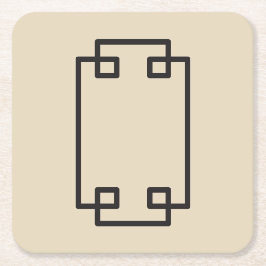 Mah Jong Onderzetter (Voorkant)