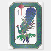 Mah Jong One Bam Magnet (Voorkant)