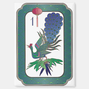 Mah Jong One Bam Magnet
