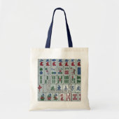 Mah-Jong op tegels (nr. 6) Tote Bag (Voorkant)