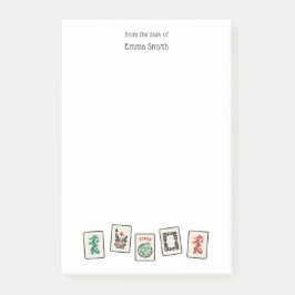 Mah Jong Post-IT merkt op Post-it® Notes