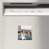 Mah Jong Retro Magnet (Insitu (Vaatwasser))