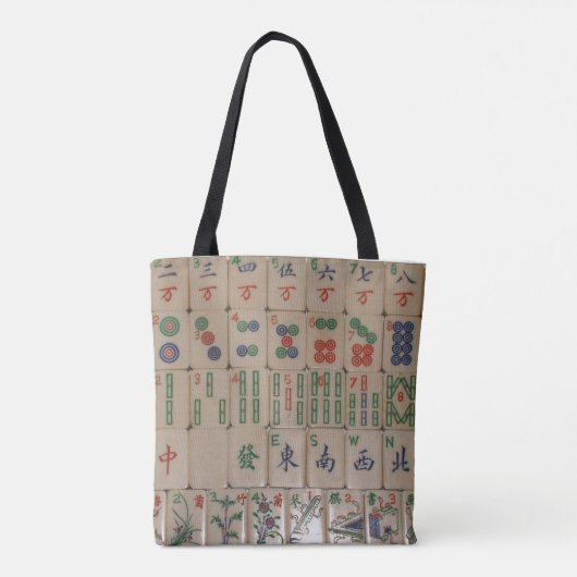 Mah-Jong set nr. 1 Tote Bag (Achterkant)
