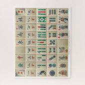 Mah-Jong set puzzle Legpuzzel (Verticaal)
