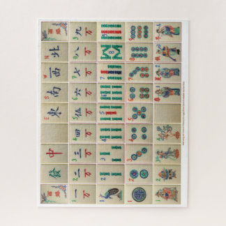 Mah-Jong set puzzle Legpuzzel