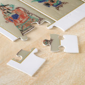 Mah-Jong set puzzle Legpuzzel (Zijkant)