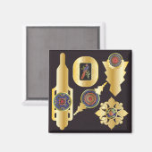 Mah Jong Sieraden Magneet (Voorkant / Achterkant)