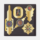 Mah Jong Sieraden Magneet (Voorkant)