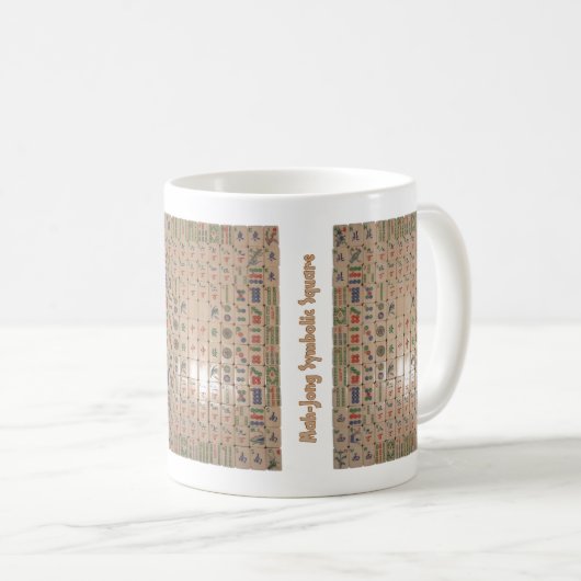 Mah-Jong Symbolic Square mok (Voorkant rechts)