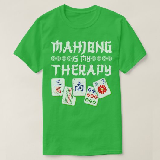 Mah Jong Therapy Mahjong T-shirt (Design voorkant)
