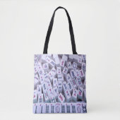 Mah Jong Tiles Bag Tote Bag (Voorkant)