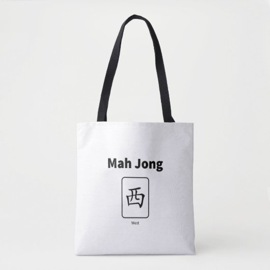 Mah Jong Tote Bag (Voorkant)